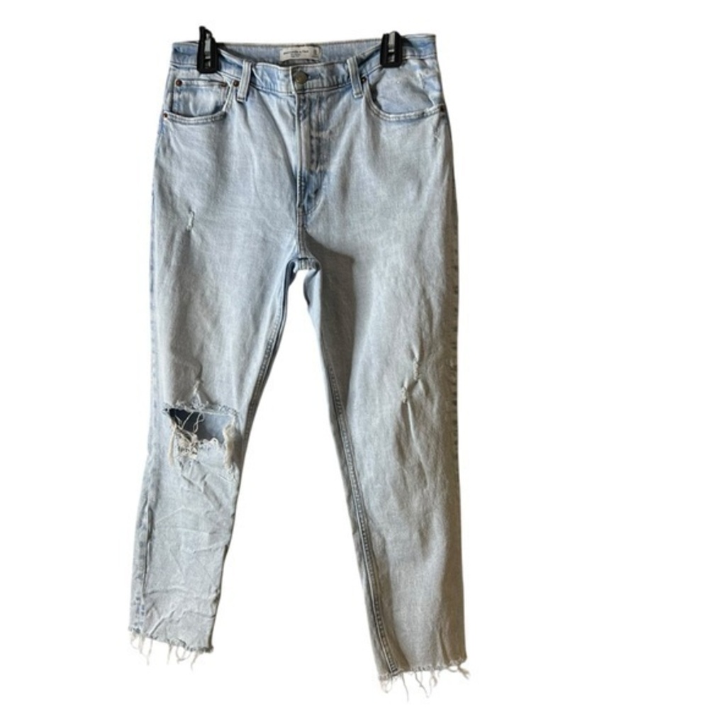 Abercrombie Fitch The Skinny High Rise Size 30 Light Wash